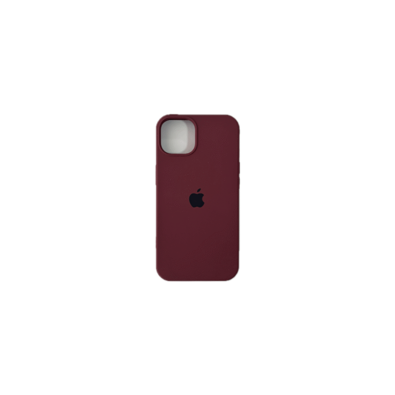 Funda Silicone Case iPhone 13 Borgoña